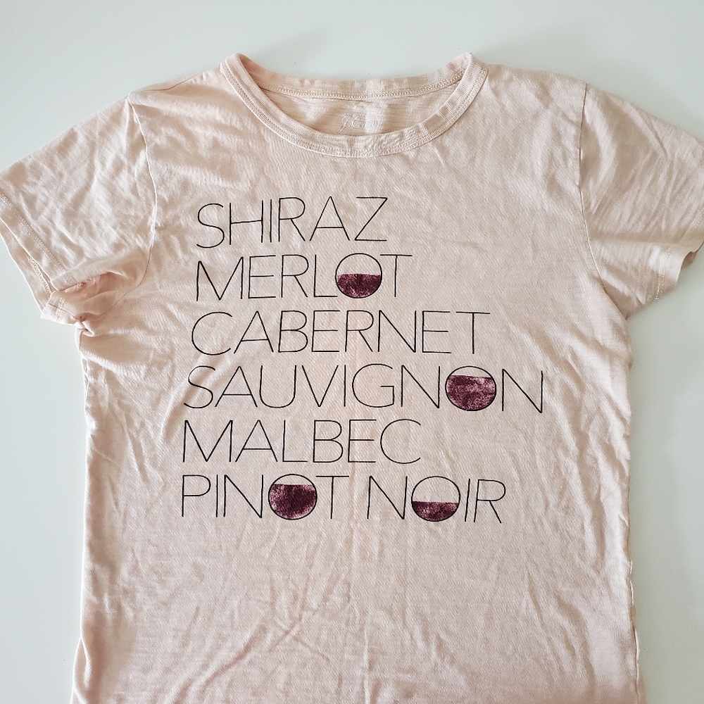 J Crew Light Pink Relaxed T shirt